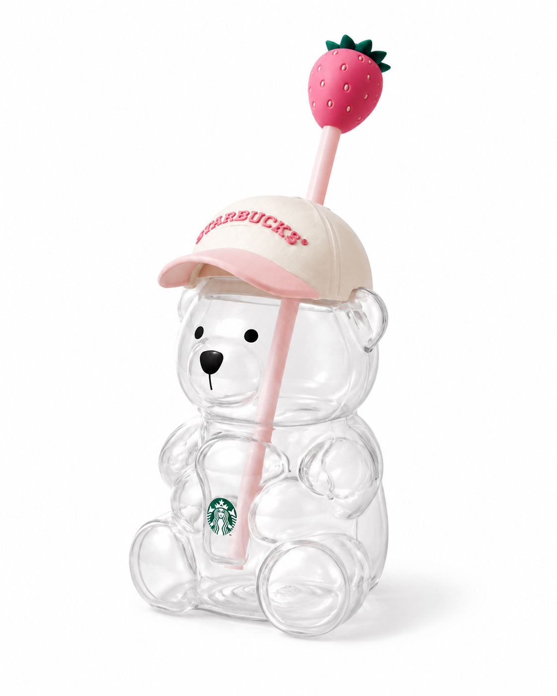 Glass Bearista Cold Cup- Strawberry Limited Edition