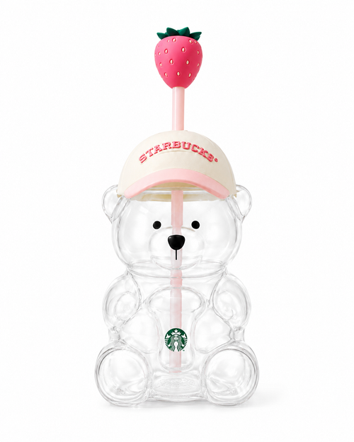 Glass Bearista Cold Cup- Strawberry Limited Edition